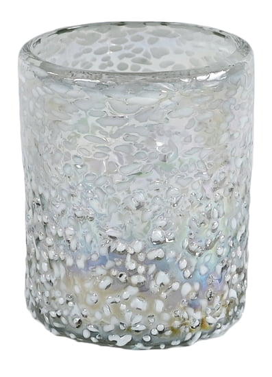 12oz Double Old Fashion, White Pebble, Set of 4