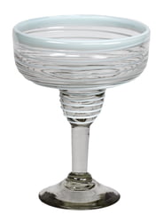 14oz Margarita Glass, White Vortex, Set of 4
