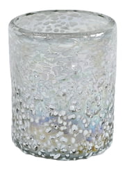 12oz Double Old Fashion, White Pebble, Set of 4