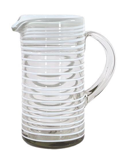 100oz Straight Pitcher, White Vortex