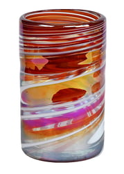16oz Tumbler, Red Swirl, Set of 4